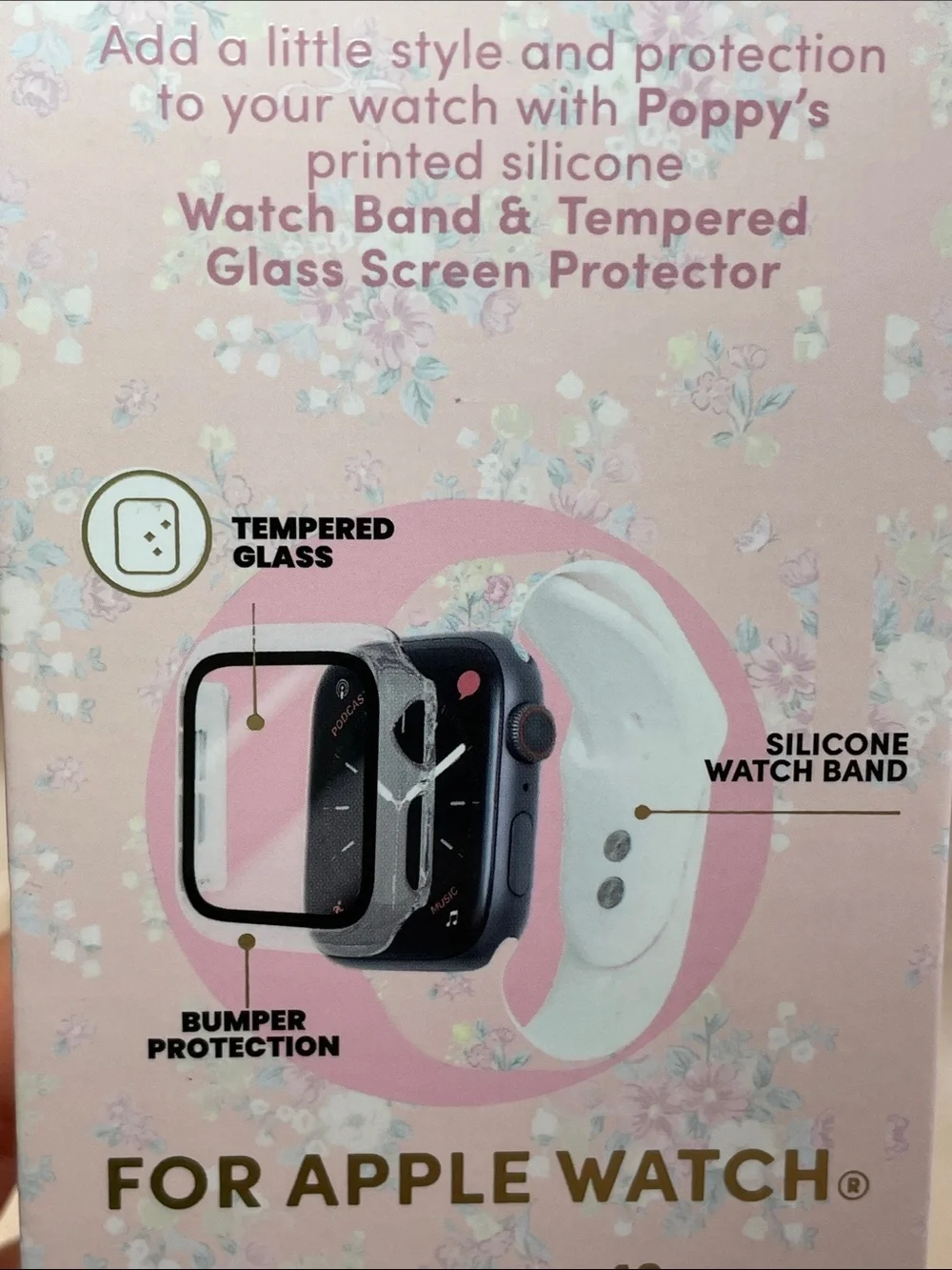 XO Poppy Floral Apple Watch Band - NWT